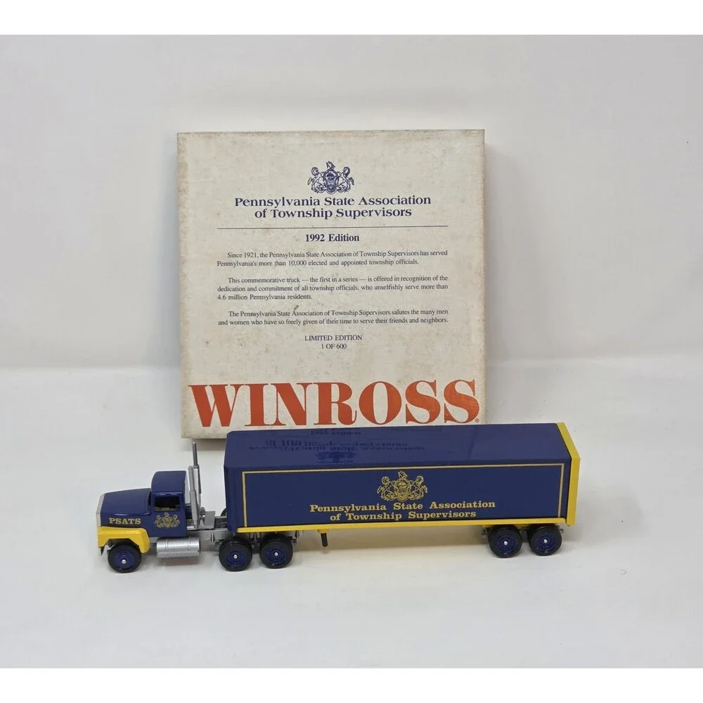 Winross PSATS Pennsylvania Township Supervisors 1992 Die Cast Truck 1/64 NIB 600